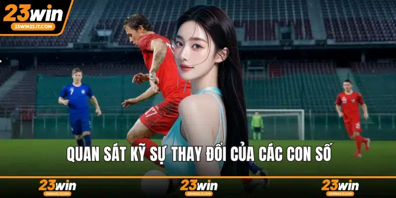 Quan sát kỹ sự thay đổi của các con số